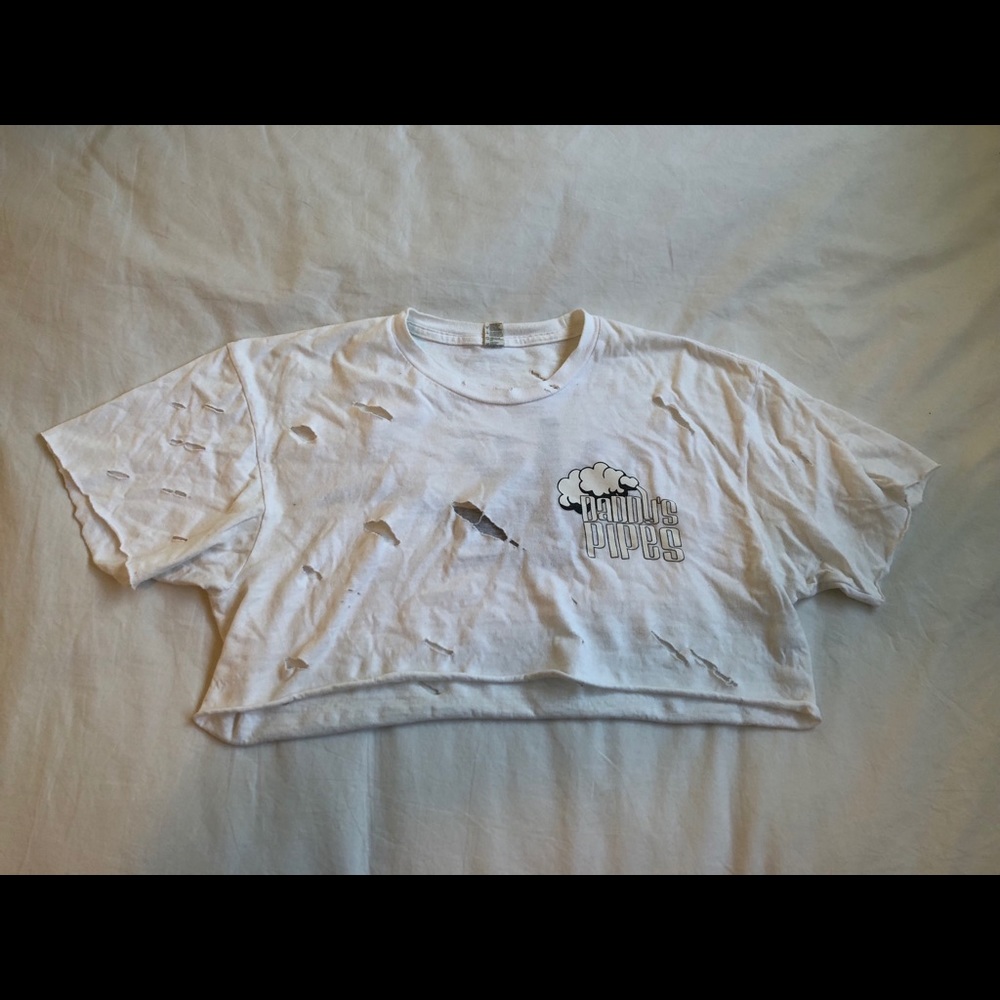 Daddy’s Pipes Vintage Cropped Shirt